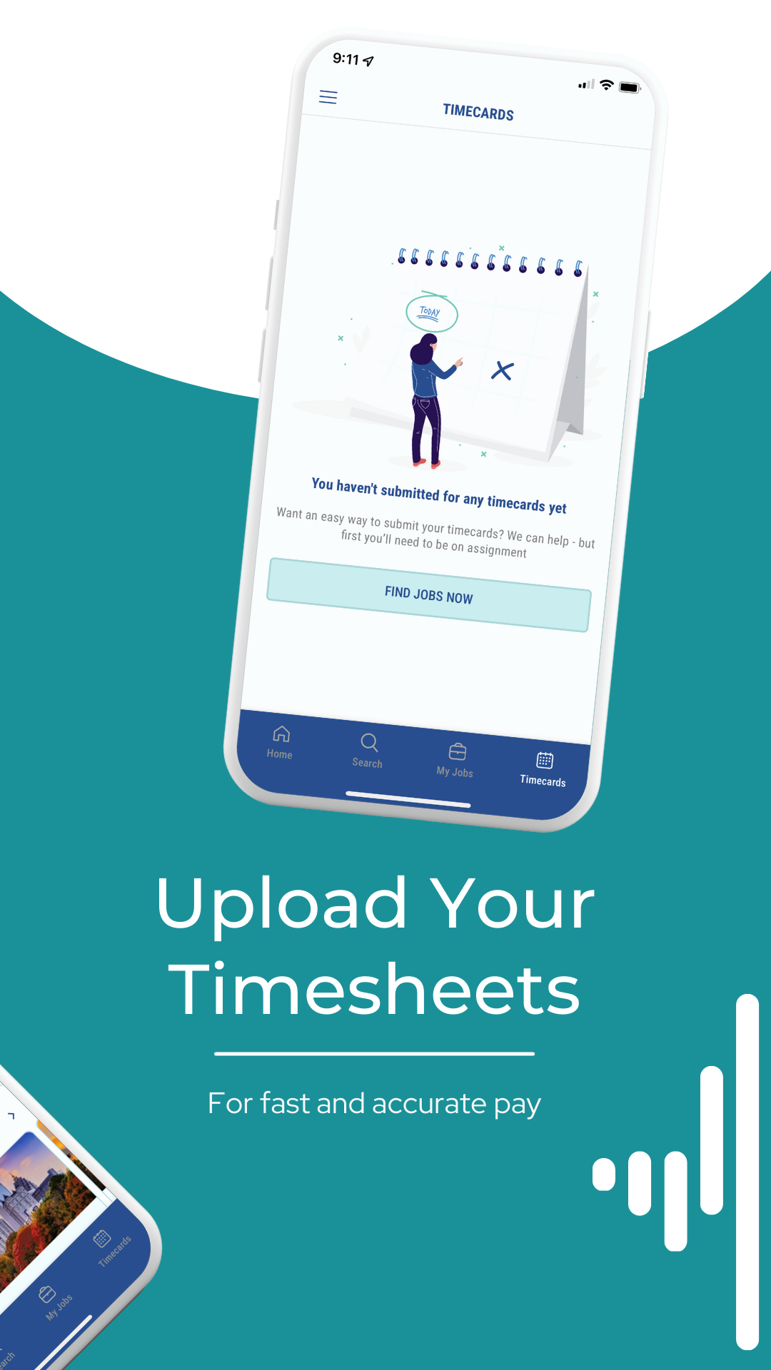 Upload your timesheets