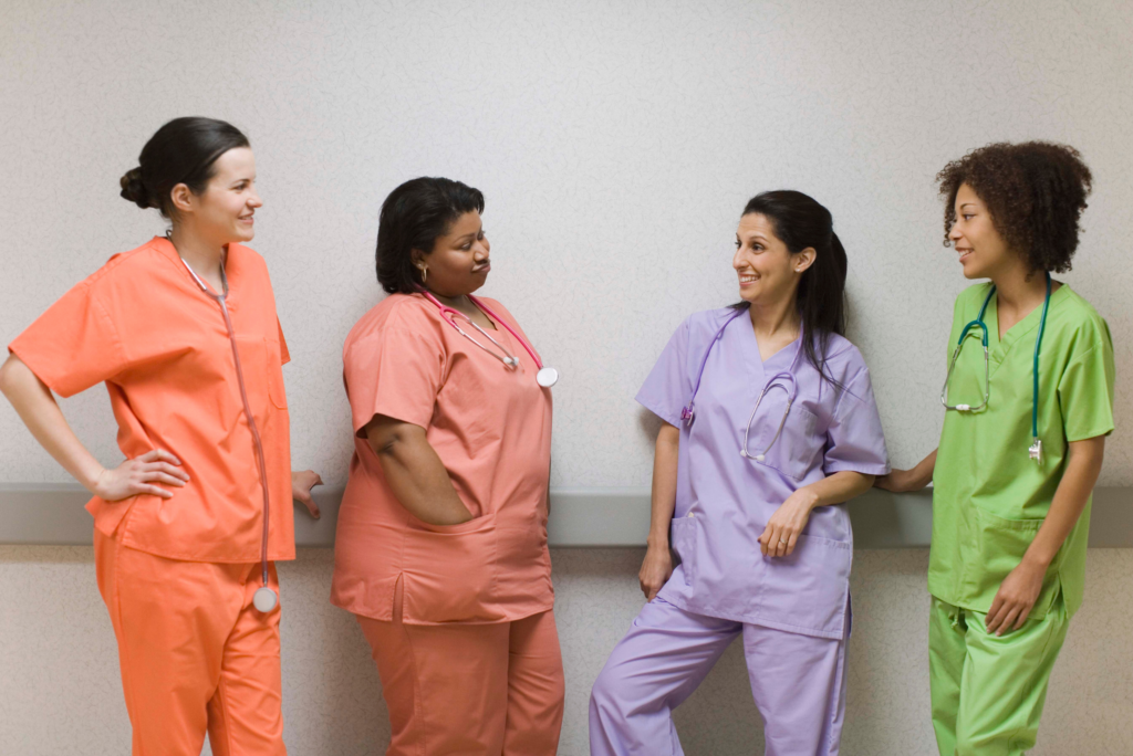 nurses socializing