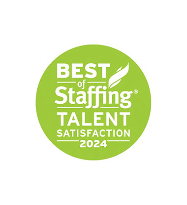 Best of Staffing Talent Satisfaction 2024 award